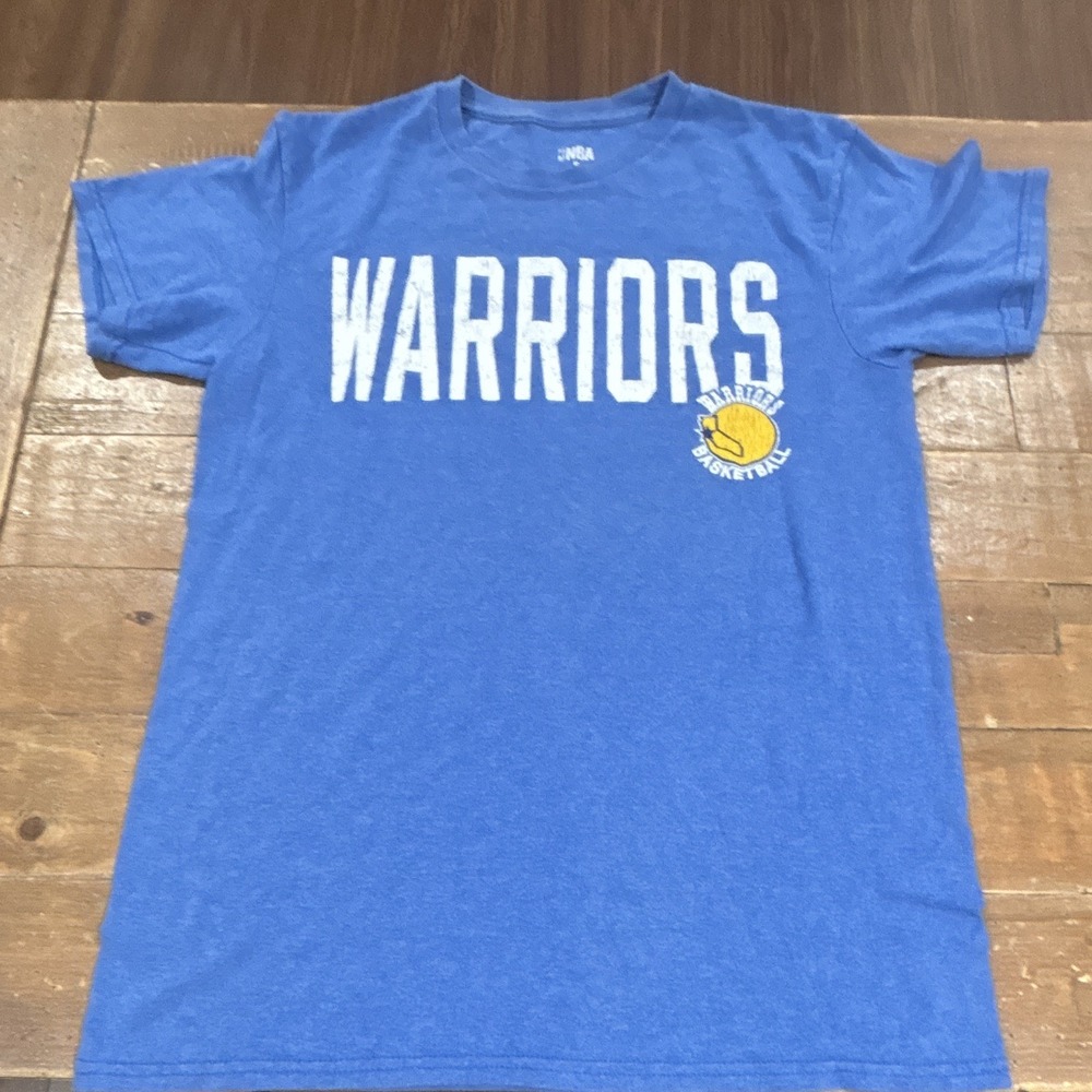 NBA Golden State Warriors Blue Basketball Shirt Size S